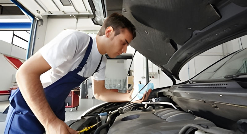 Checking the motor out